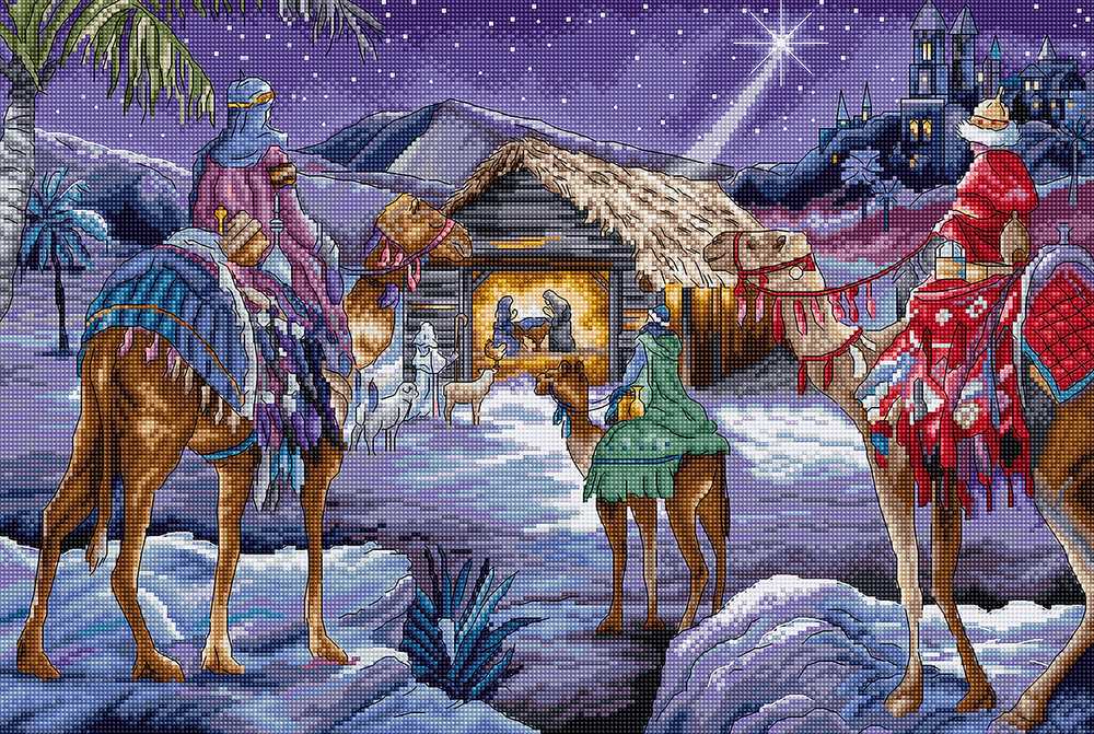 Three Kings Cross Stitch Kit - Letitstitch