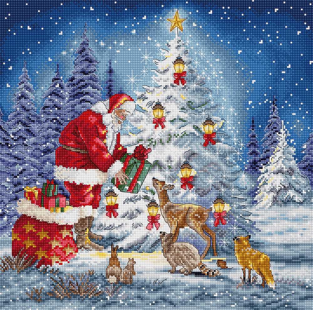 Santa Cross Stitch Kit - Letitstitch