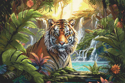 Waterfall Rest Cross Stitch Kit - Letitstitch