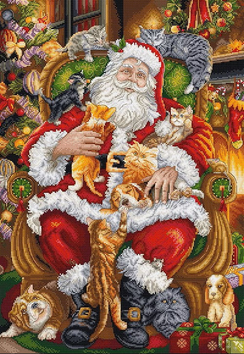 Paws & Presents Cross Stitch Kit - Letitstitch