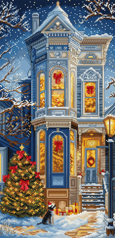 Victorian Christmas Cross Stitch Kit - Letitstitch