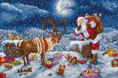 Silent Night Gift Cross Stitch Kit - Letitstitch