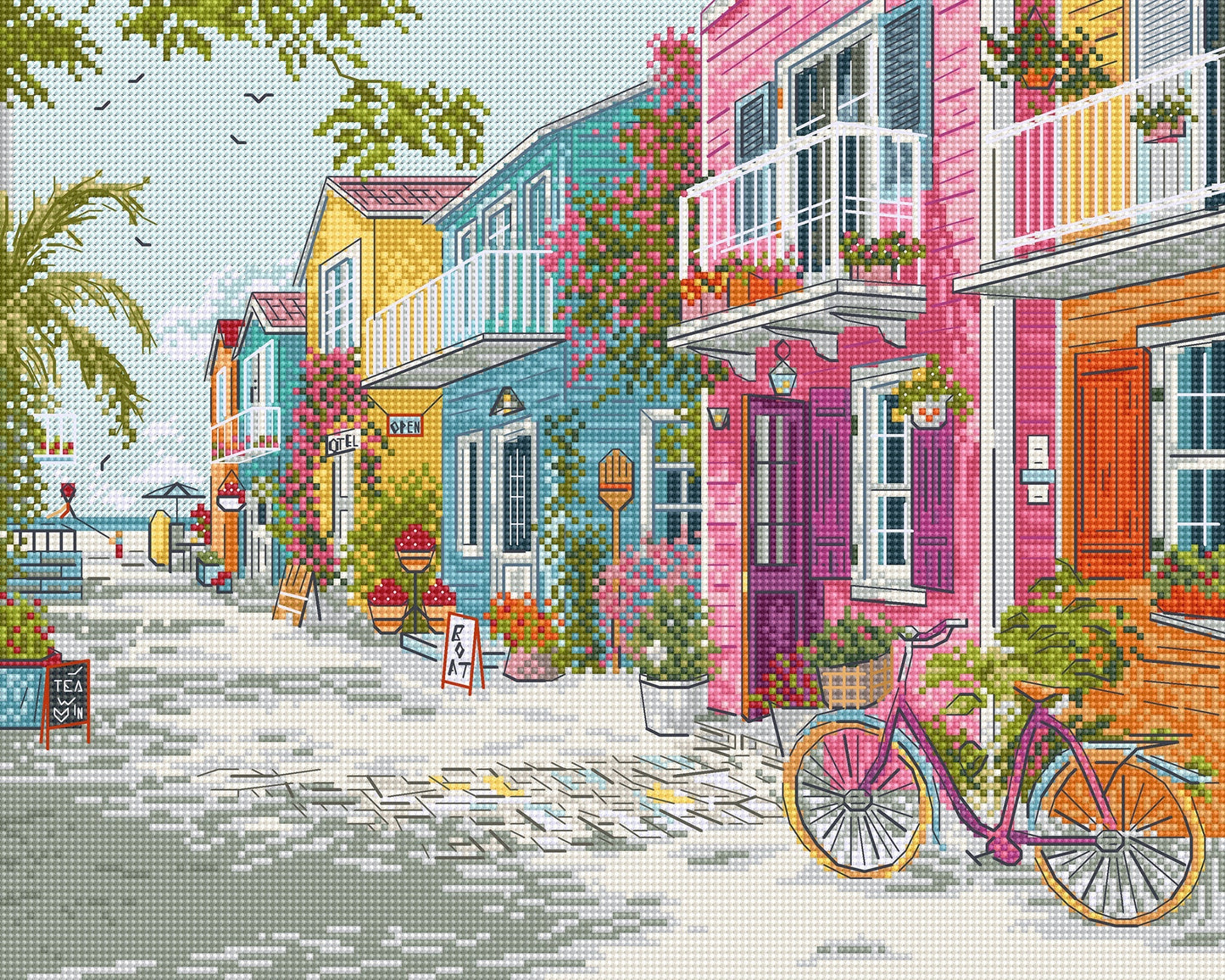 Seaside Harmony Cross Stitch Kit - Letitstitch
