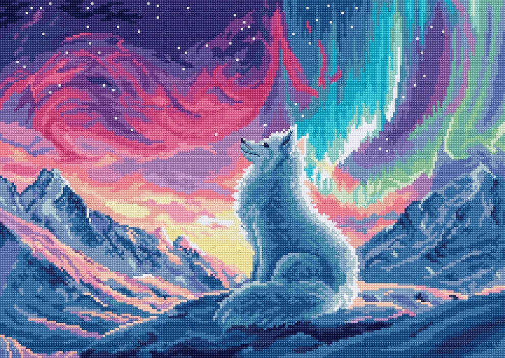 Aurora Guardian Cross Stitch Kit - Letitstitch
