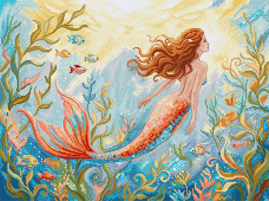 Mermaid Dreams Cross Stitch Kit - Letitstitch