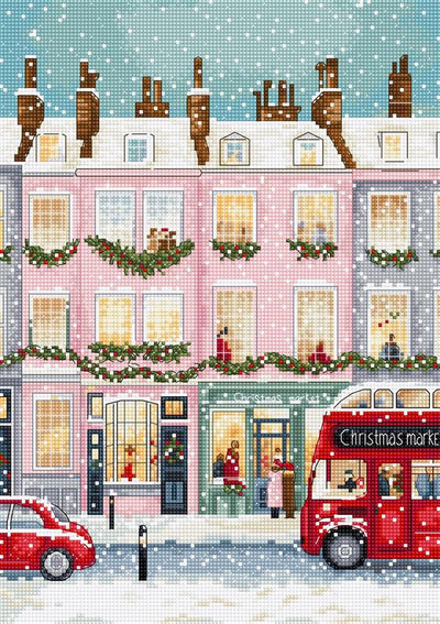 London Winter Charm Cross Stitch Kit - Letitstitch