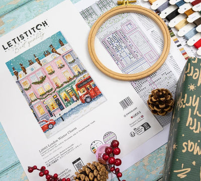 London Winter Charm Cross Stitch Kit - Letitstitch