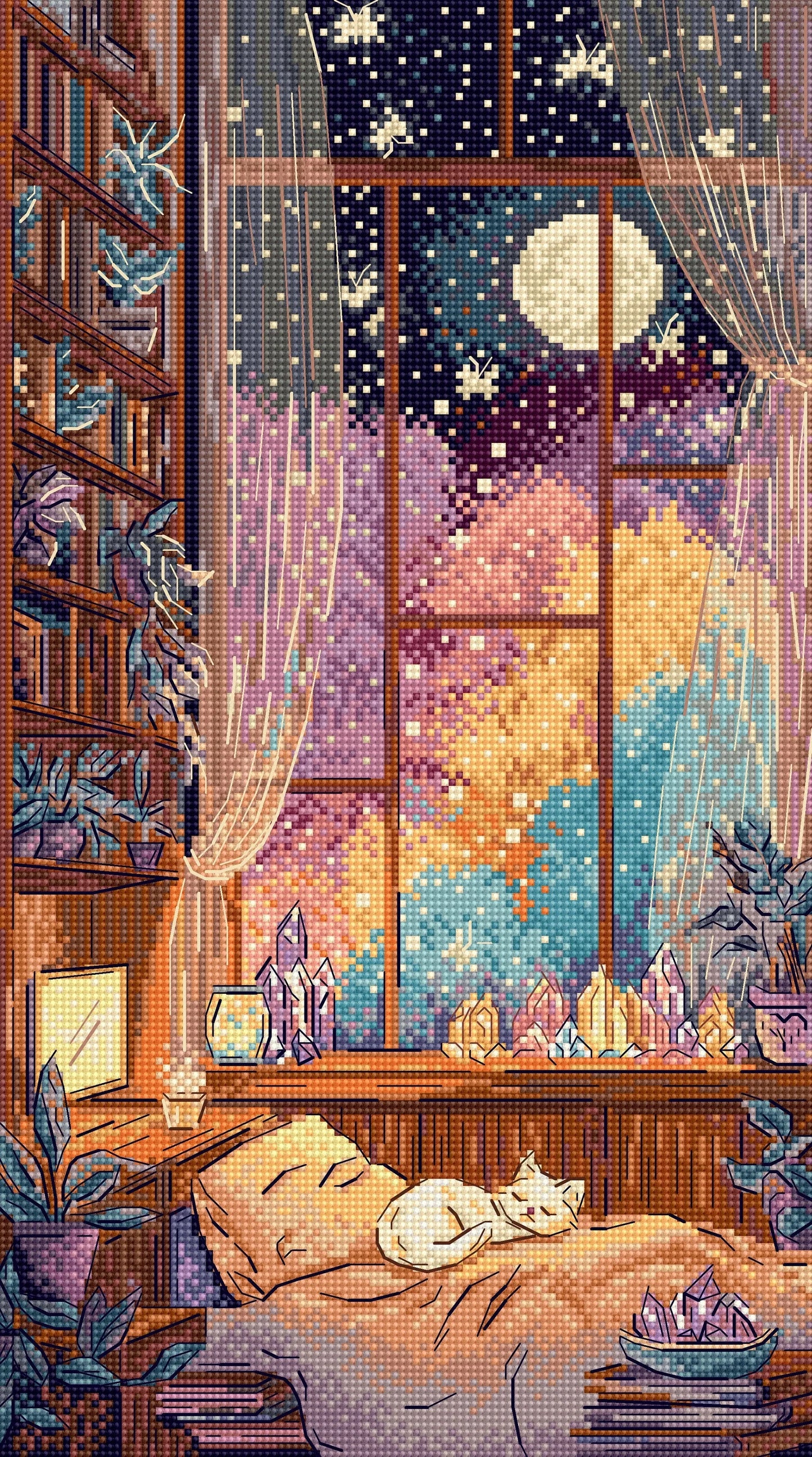 Crystal Moonlight Cross Stitch Kit - Letitstitch