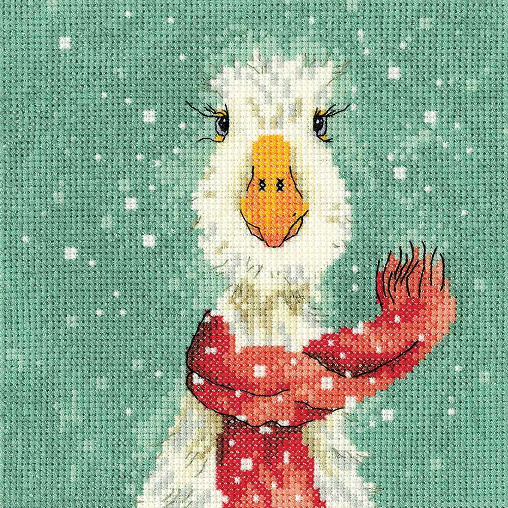 The Christmas Scarf Cross Stitch Kit Heritage Crafts