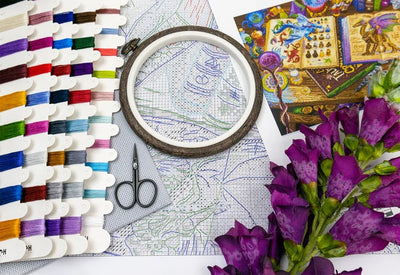 Dragon Studies Cross Stitch Kit - Letitstitch