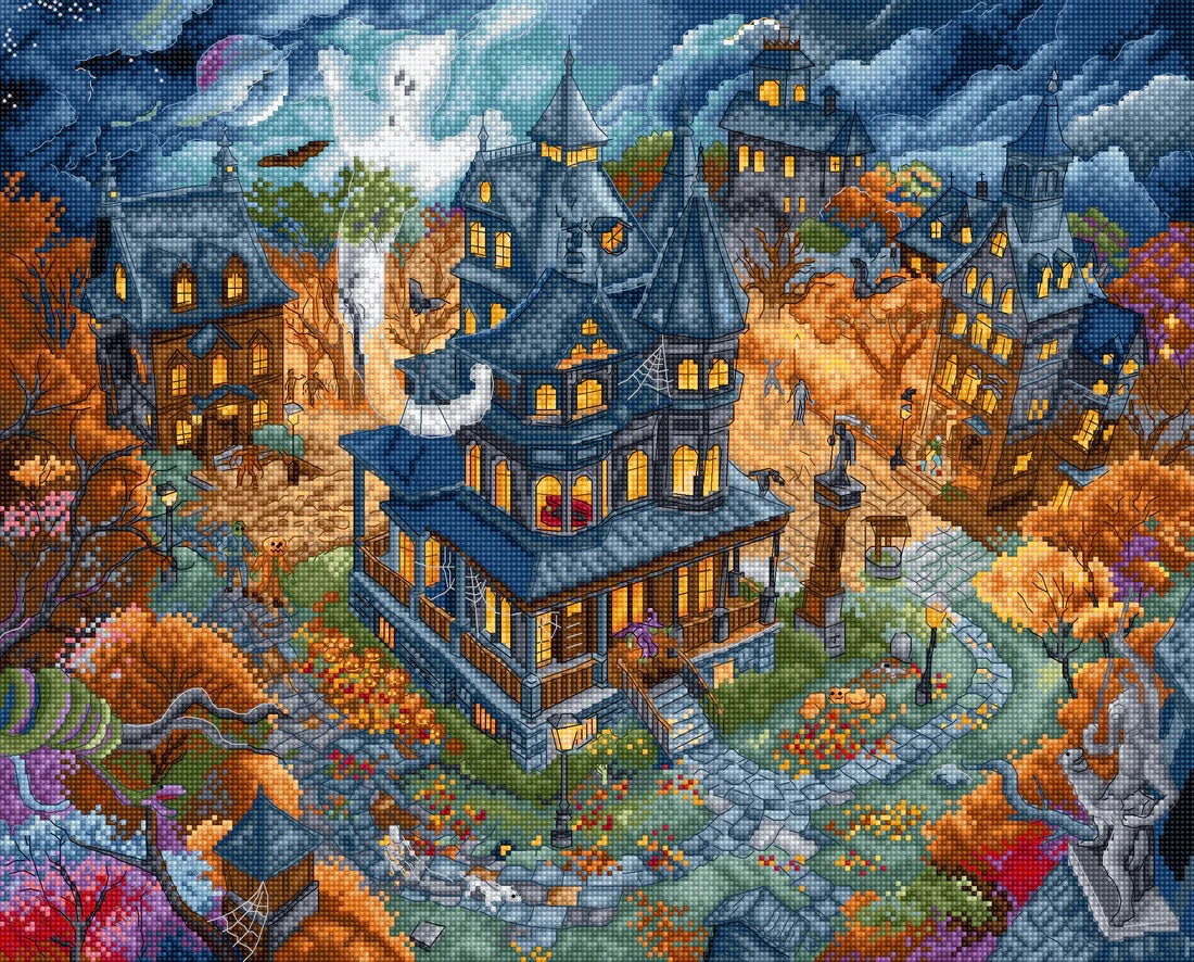 Haunted Happenings Cross Stitch Kit - Letitstitch
