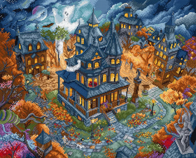 Haunted Happenings Cross Stitch Kit - Letitstitch