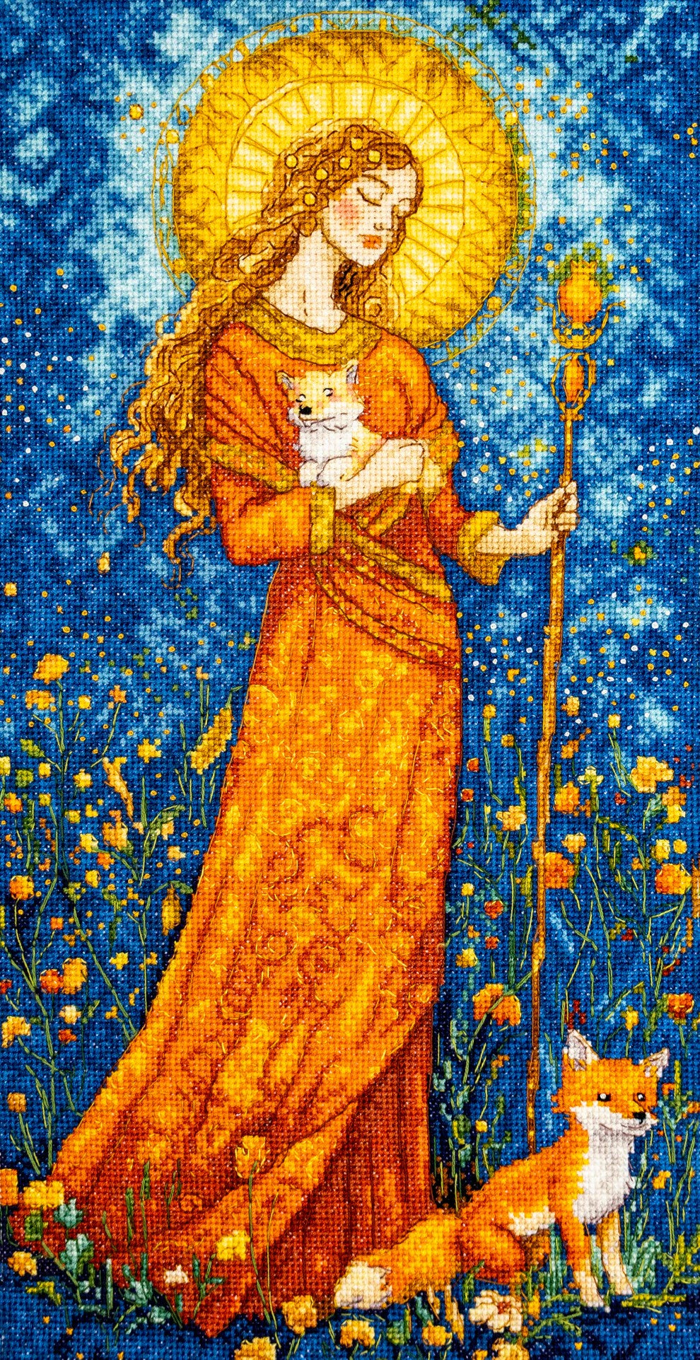 Goddess of the Autumn Cross Stitch Kit - Letitstitch