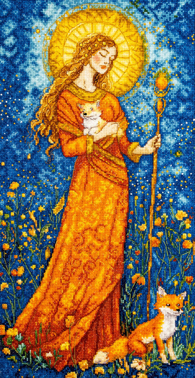 Goddess of the Autumn Cross Stitch Kit - Letitstitch