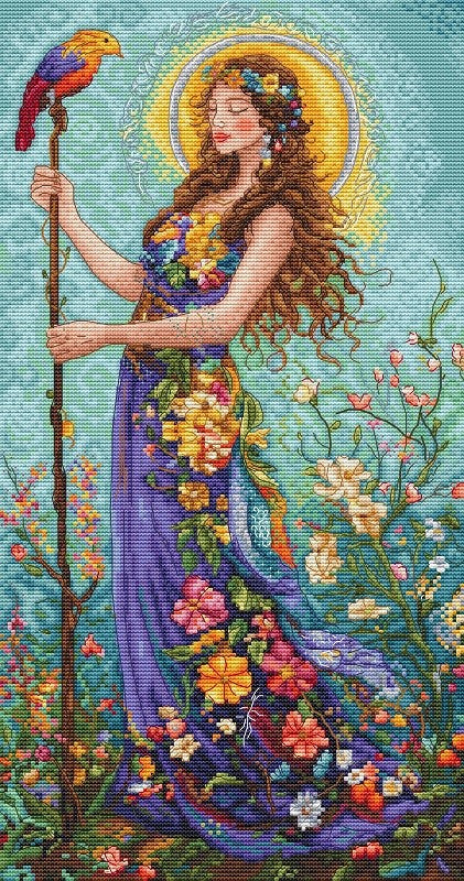 Goddess of Summer Cross Stitch Kit - Letitstitch