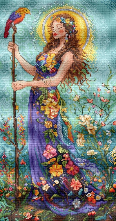 Goddess of Summer Cross Stitch Kit - Letitstitch