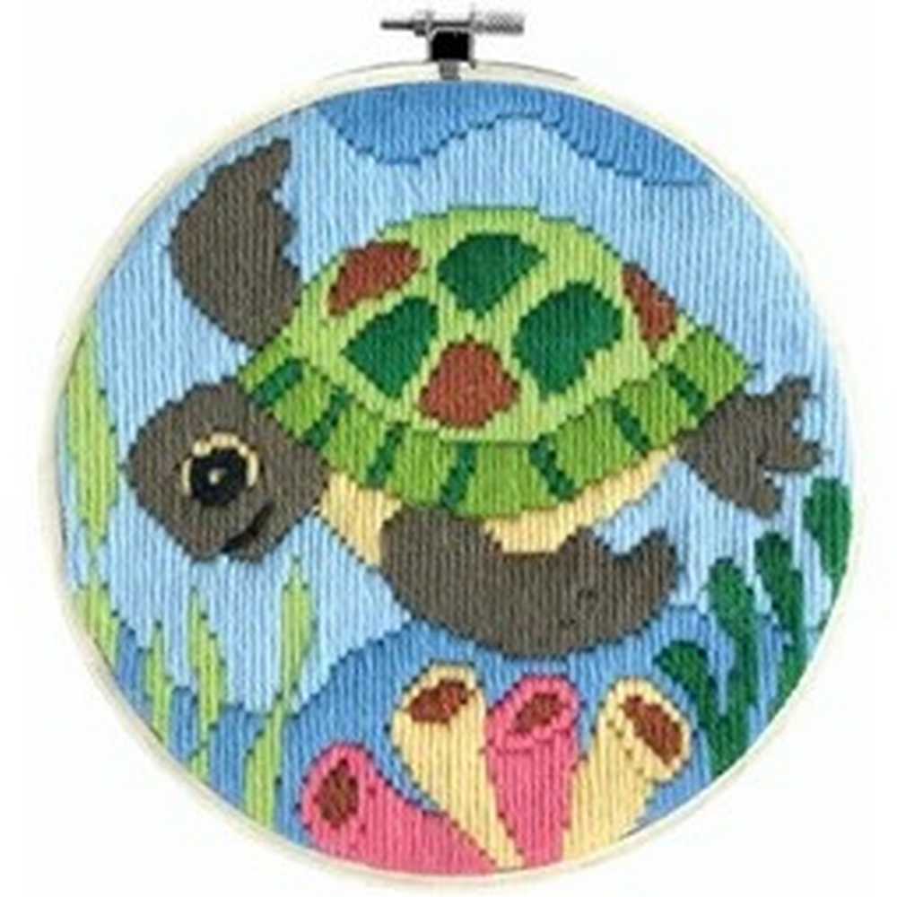 Ocean Baby Turtle Long Stitch Kit - Needleart World