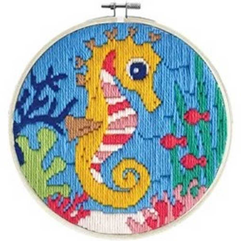 Sea Princess Seahorse Long Stitch Kit - Needleart World