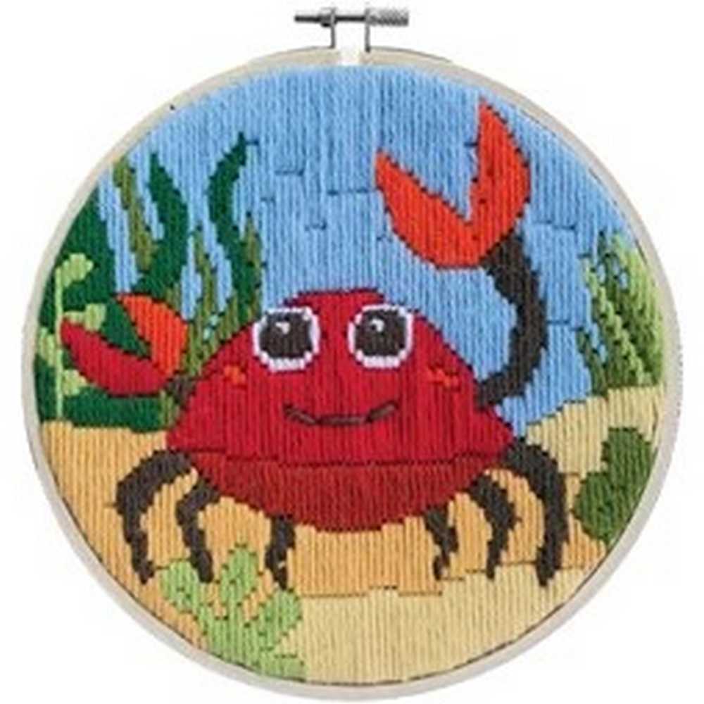 World Sea Jive Crab Long Stitch Kit - Needleart World
