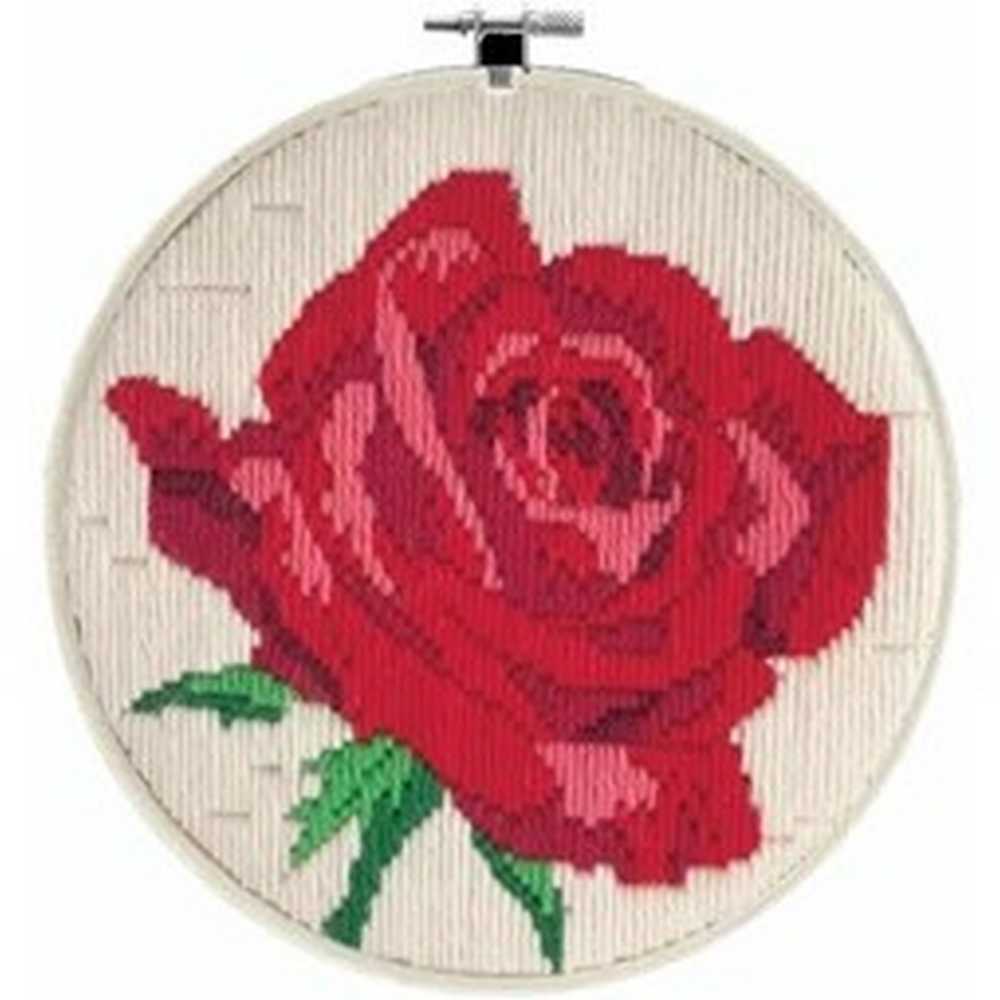Rose Rouge Long Stitch Kit - Needleart World