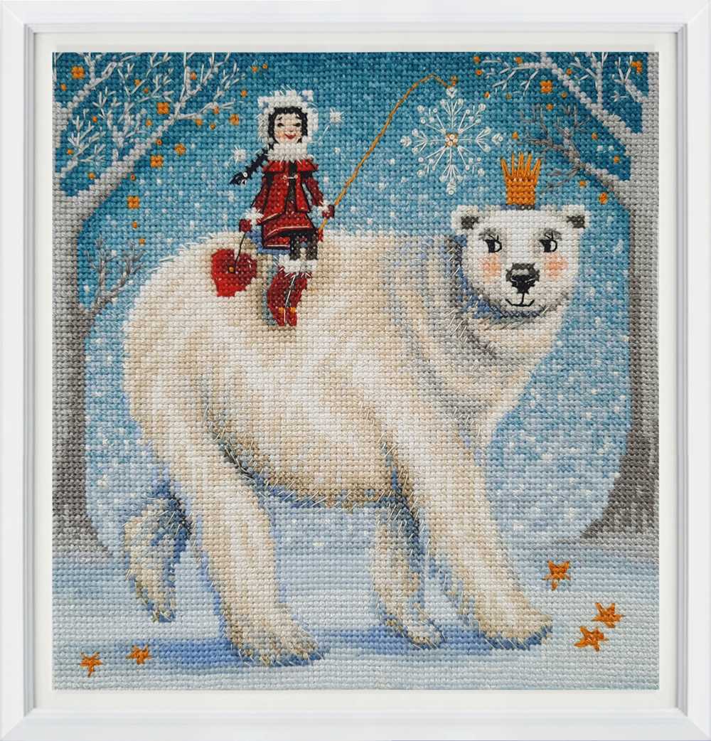 How to Catch a Snowflake Cross Stitch Kit ~ RTO