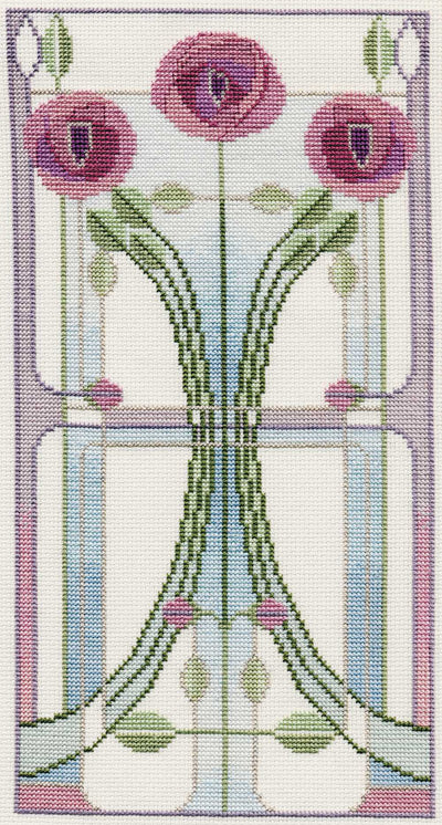 Mackintosh - Rose Bouquet  Cross Stitch Kit by Derwentwater Designs