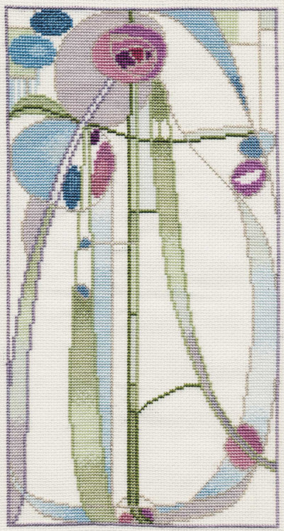 Mackintosh - Rose Boudoir  Cross Stitch Kit by Derwentwater Designs