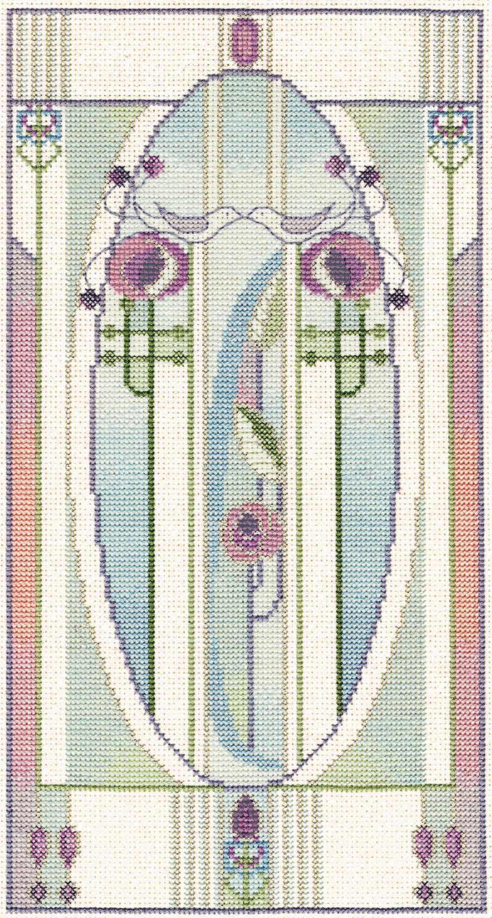 Mackintosh - Love Birds  Cross Stitch Kit by Derwentwater Designs