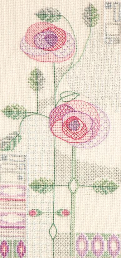 Mackintosh - Morning Rose Cross Stitch Kit by Derwentwater Designs