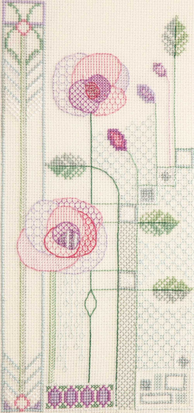 Mackintosh - Evening Rose Cross Stitch Kit by Derwentwater Designs