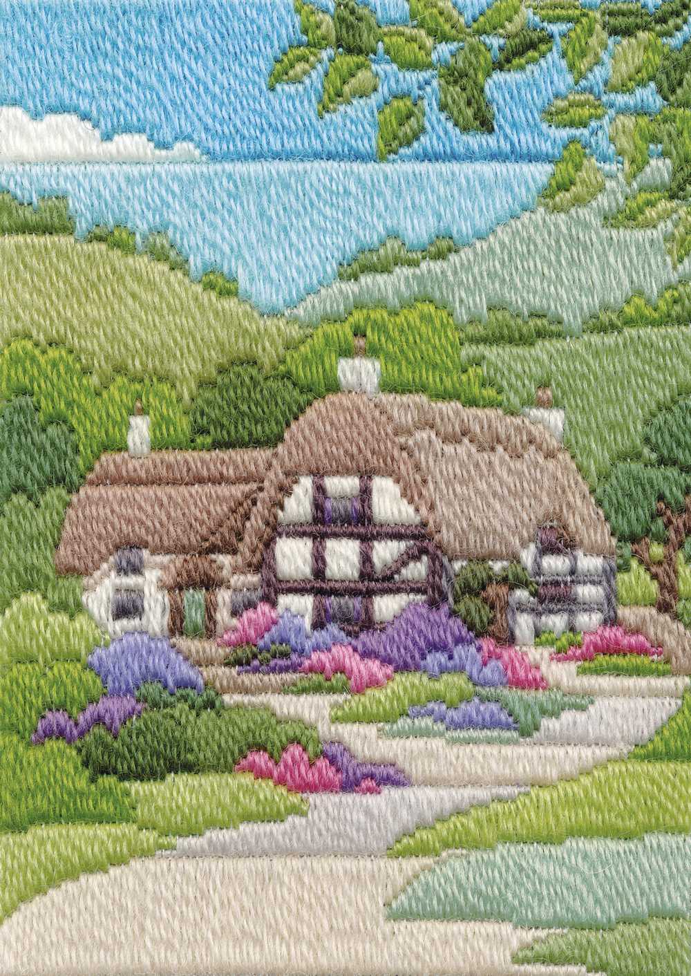 Long Stitch Seasons - Summer Cottage by Derwentwater Designs