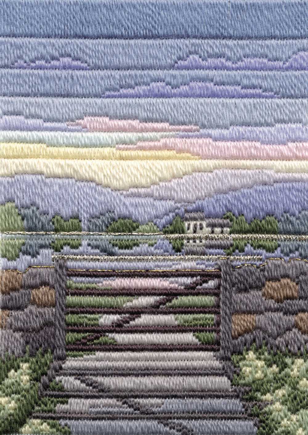 Long Stitch Seasons - Spring Evening by Derwentwater Designs