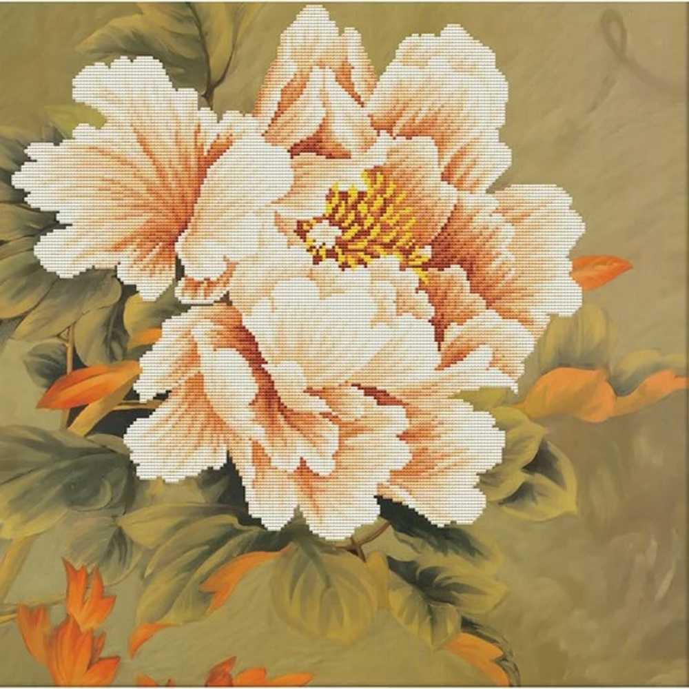 Blooming Peony I Cross Stitch Kit Needleart World