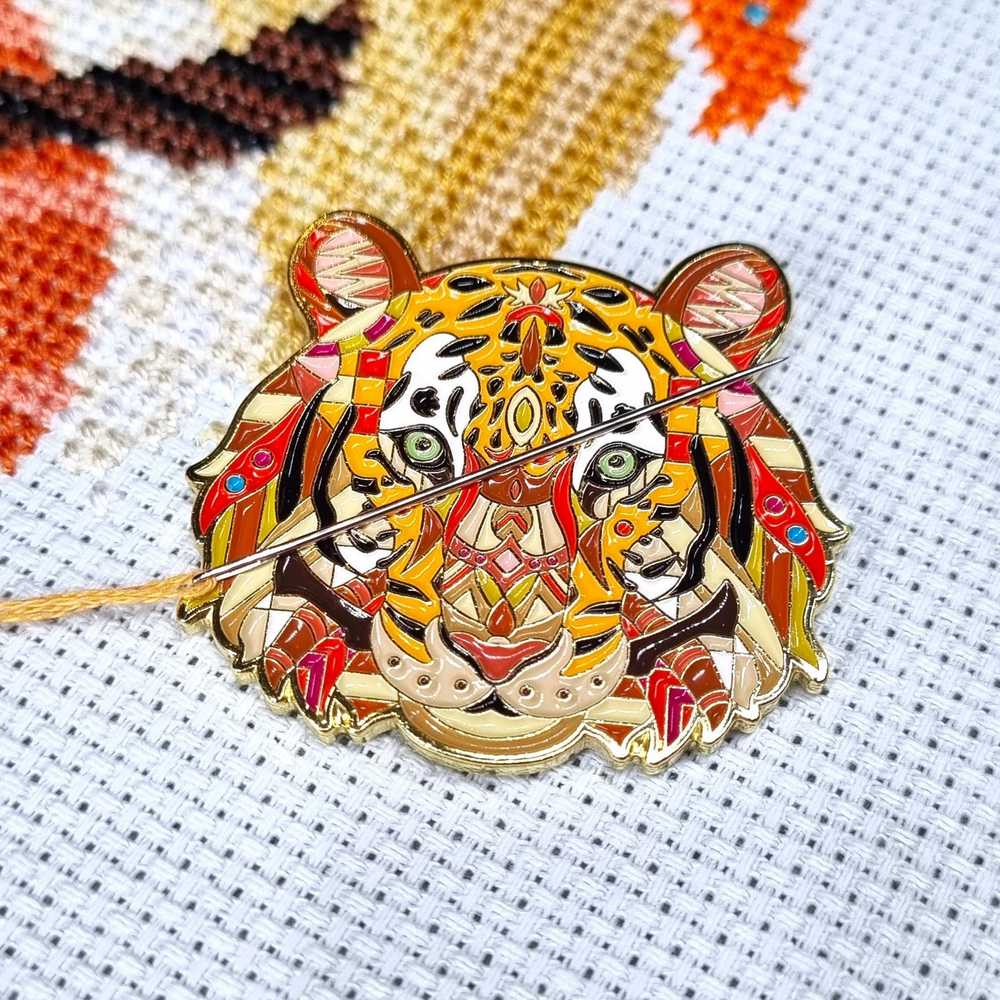 Mandala Tiger Needle Minder ~ Meloca Designs