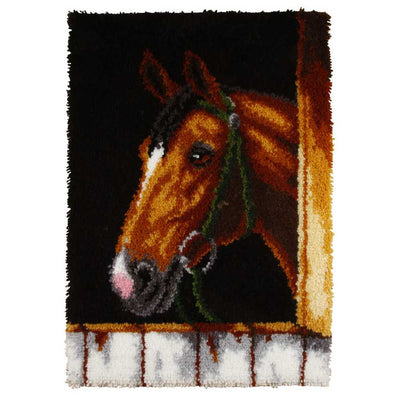 Bay Horse Latch Hook Rug Kit Orchidea  ~ ORC.4136