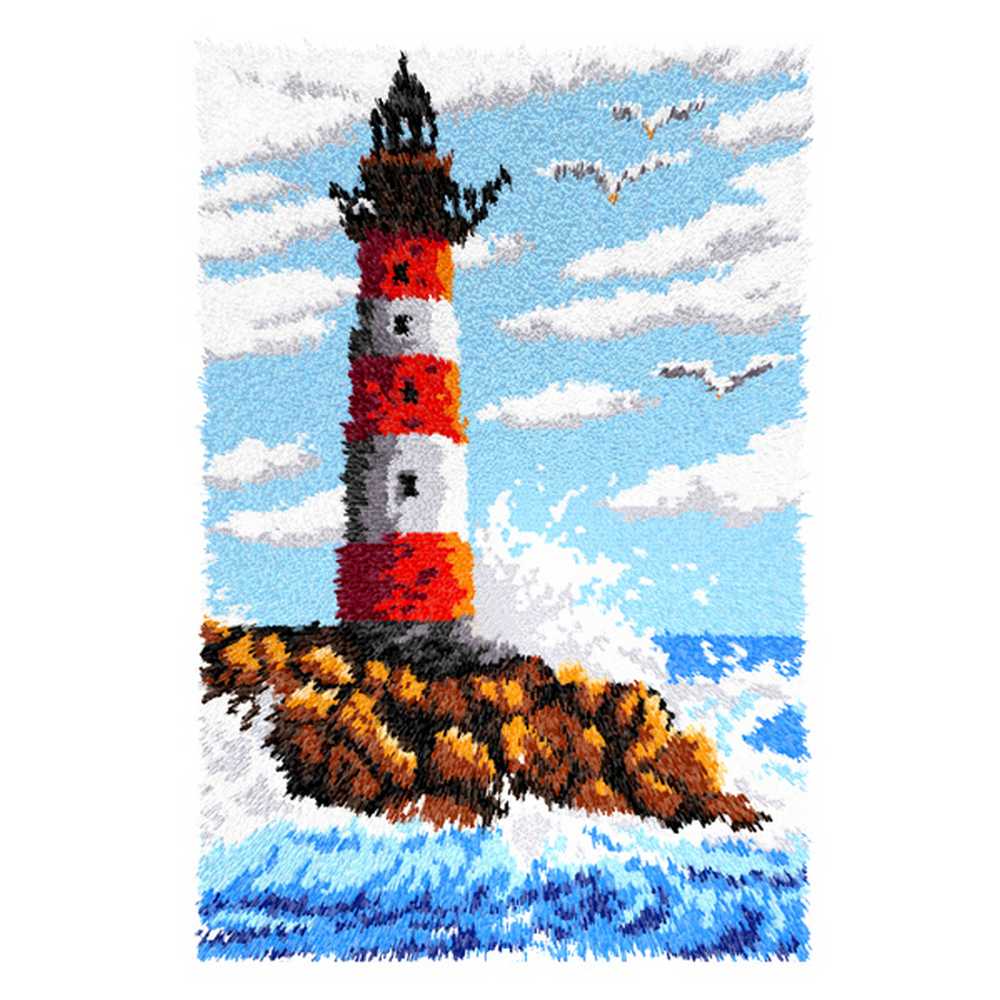 Orchidea Latch Hook Kit- Rug- Lighthouse  ~ ORC.4199