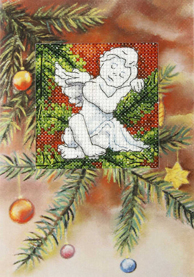 Orchidea Counted Cross Stitch Kit- Greetings Card- Angel  ~ ORC.6241