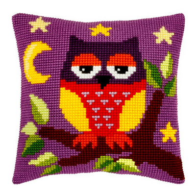 Orchidea Cross Stitch Kit- Cushion- Owl  ~ ORC.9278