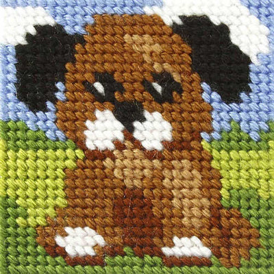 Mini- Puppy Beginner Tapestry Kit by Orchidea  ~ ORC.9637