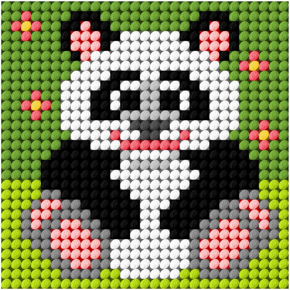 Orchidea Needlepoint Kit- My First Tapestry- Mini- Panda  ~ ORC.9646