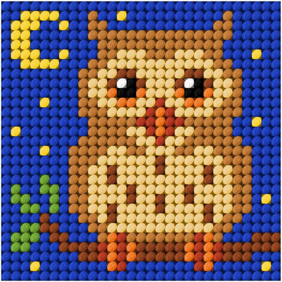 Orchidea Needlepoint Kit- My First Tapestry- Mini- Owl  ~ ORC.9648