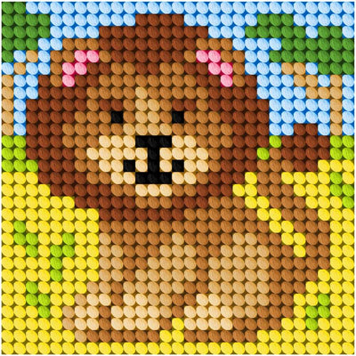 Orchidea Needlepoint Kit- My First Tapestry- Mini- Lion  ~ ORC.9650