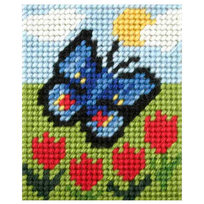 Butterfly and Tulips Beginner Tapestry Kit by Orchidea  ~ ORC.9723