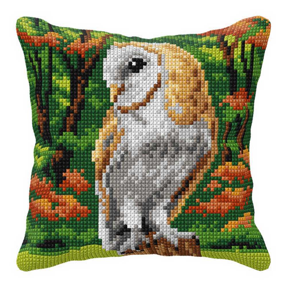 Orchidea Cross Stitch Kit- Cushion- Owl  ~ ORC.99040