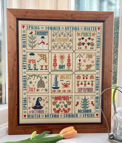 Our Year Cross Stitch Kit Historical Sampler Co