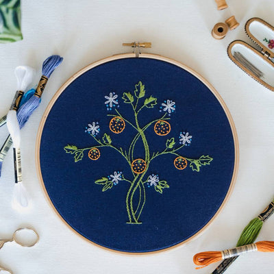 Orange Tree (Morris & Co Inspired) Kit ~ Paraffle Embroidery