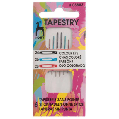 Tapestry Colour Coded Needles Sz 24-28