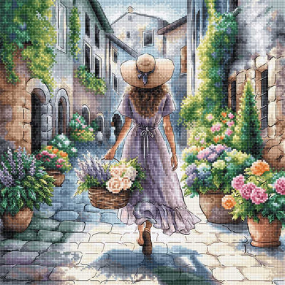 The Scent of Flowers Cross Stitch Kit ~ AVA Stitch
