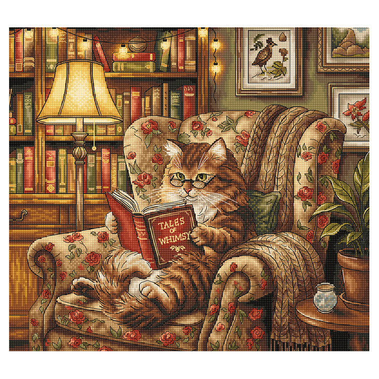 Reading Corner Cross Stitch Kit ~ AVA Stitch