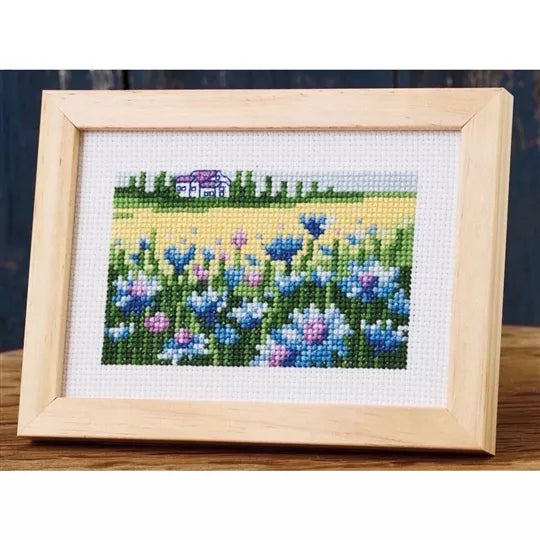 Cornflowers Cross Stitch Kit - Permin
